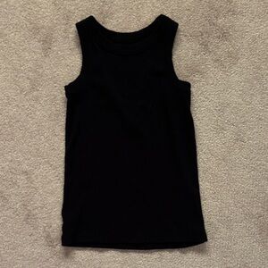 LOFT High Neck Black Tank Top size small EUC